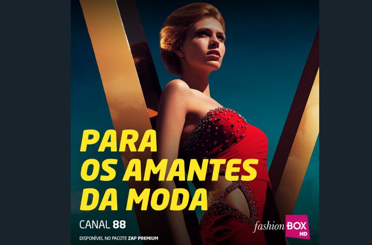 Entrada do canal Fashion Box nas grelhas Zap Entrada do canal Fashion Box nas grelhas Zap