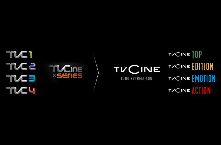 Alteração na designação dos canais TVCINE