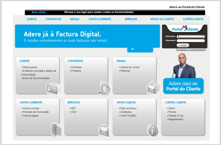 TVCABO lança Portal do Cliente 